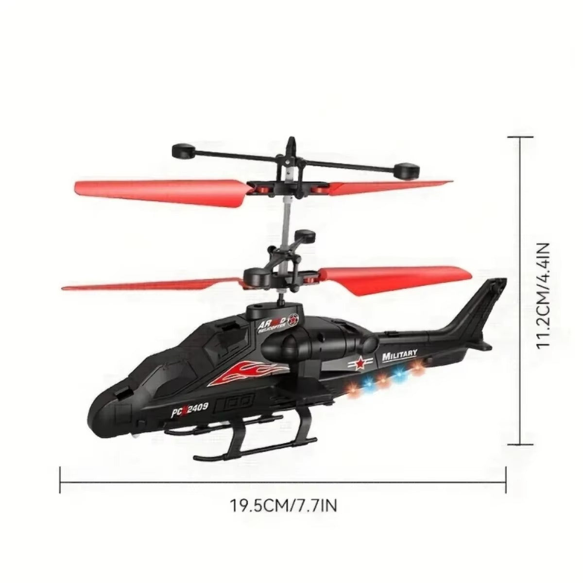 rc helicopter with 2 propellers
